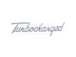 Turbocharged Script Emblem, Chrome, 1962-1979