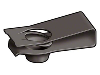 U Nut Fastener - 5/16-18 Threaded Clip - Black Oxide Finish- Falcon & Comet