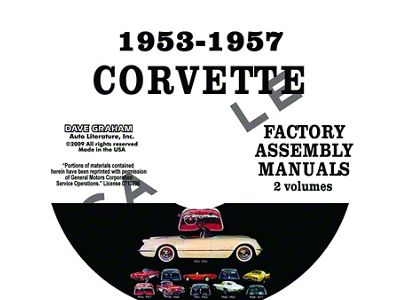 1953-1957 Corvette Factory Assembly Manuals (CD-ROM)