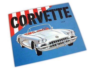 1958 Chevrolet Corvette Sales Brochure