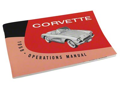 1959 Chevrolet Corvette Owners Manual