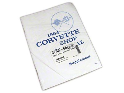 1964 Corvette Shop Manual Supplement