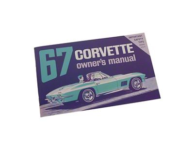 1967 Chevrolet Corvette Owners Manual