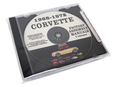 1968-1972 Corvette Assembly Manual (CD-ROM)