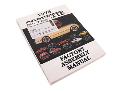 1973-1973 Corvette Factory Assembly Manual