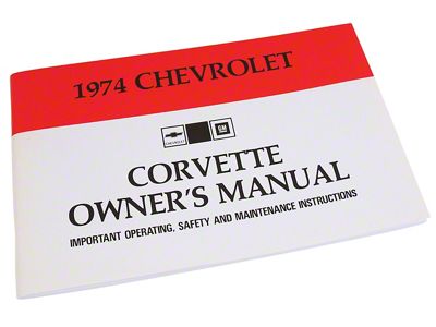 1974 Chevrolet Corvette Owners Manual