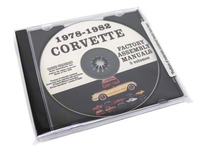 1978-1982 Corvette Assembly Manual (CD-ROM)