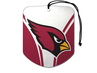 Air Fresheners with Arizona Cardinals Logo; Red