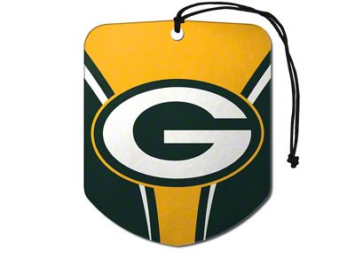 Air Fresheners with Green Bay Packers Logo; Green and Yellow