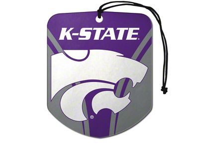 Air Fresheners with Kansas State University Logo; Purple