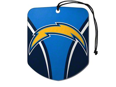 Air Fresheners with Los Angeles Chargers Logo; Blue and Yellow