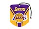 Air Fresheners with Los Angeles Lakers Logo; Yellow