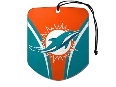 Air Fresheners with Miami Dolphins Logo; Aqua