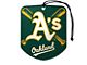 Air Fresheners with Oakland Athletics Logo; Green and Yellow