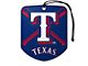 Air Fresheners with Texas Rangers Logo; Blue, Red