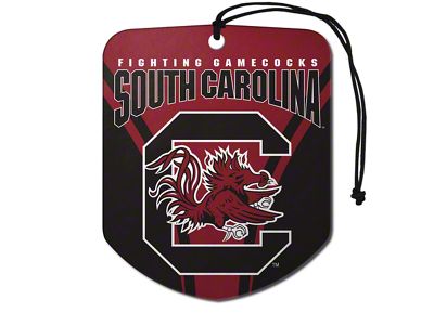 Air Fresheners with University of South Carolina Logo; Red and Black