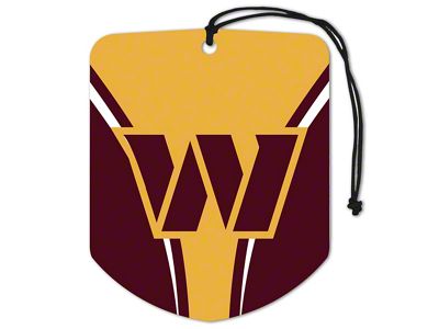 Air Fresheners with Washington Commanders Logo; Burgandy