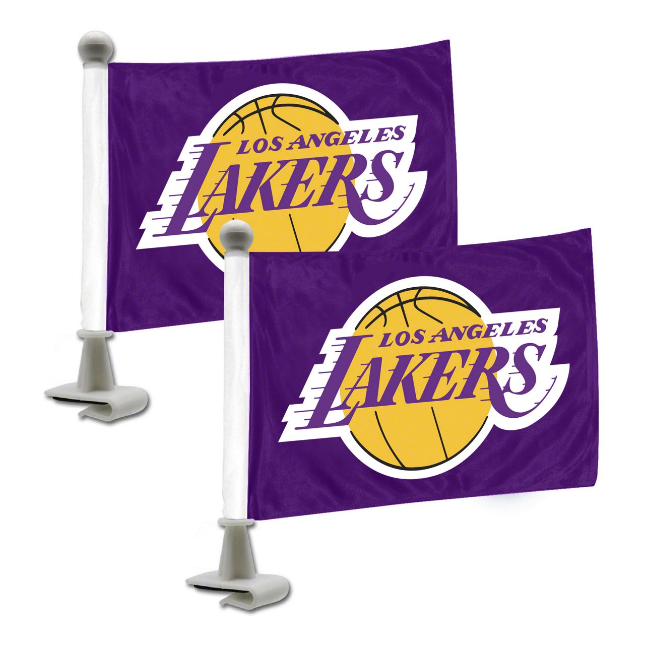 Universal EK Ambassador Flags with Los Angeles Lakers Logo; Purple ...