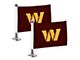 Ambassador Flags with Washington Commanders Logo; Burgandy (Universal; Some Adaptation May Be Required)