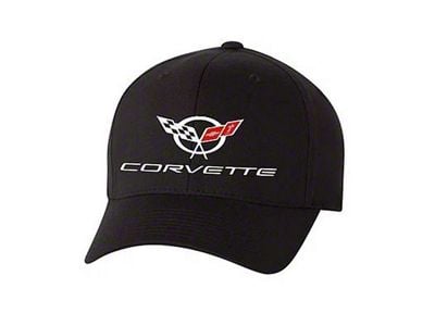 C5 Embroidered Hat; Black