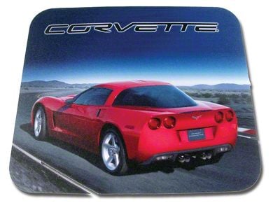 C6 Coupe Mouse Pad; Red