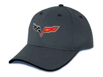 C6 Heritage Hat; Gray/Black