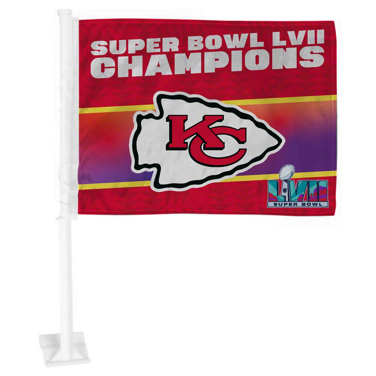 Universal EK Car Flag with Kansas City Chiefs Super Bowl LVII Champions ...