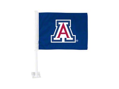 Car Flag with University of Arizona Logo; Navy (Universal; Some Adaptation May Be Required)