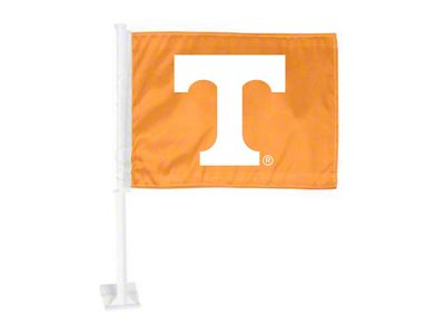 Car Flag with University of Tennessee Logo; Orange (Universal; Some Adaptation May Be Required)