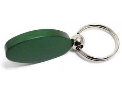 Chevy Oval Key Chain; Green