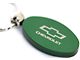 Chevy Oval Key Chain; Green