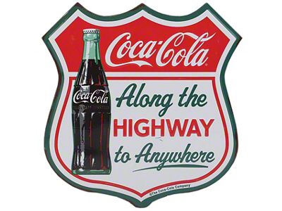 Coke Highway Oversized Metal Magnet