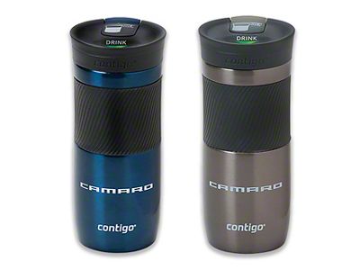 Contigo Stainless Steel Tumbler with Camaro Logo; Gunmetal