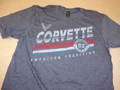 Corvette American Tradition T-Shirt; Blue