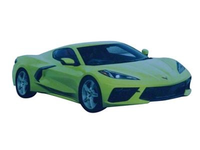 Corvette C8 Stingray Mouse Pad; Yellow