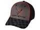 Corvette Checkered Flag Hat; Carbon Flash