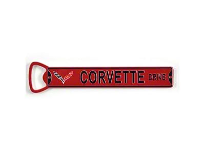 Corvette Drive Street Sign Bottle Opener