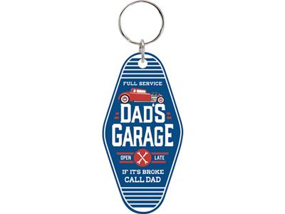 Dad's Garage Keychain