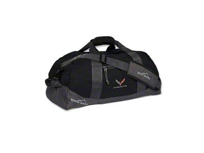 Eddie Bauer Medium Duffle Bag with C7 Logo; Black