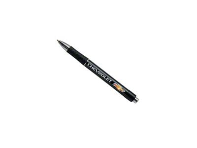 Elite Ballpoint Pen with Gold Bowtie; Whitre