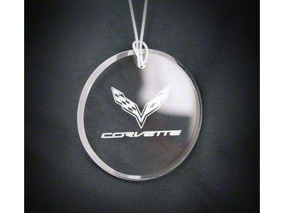 Engraved Round Ornament with C7 Logo