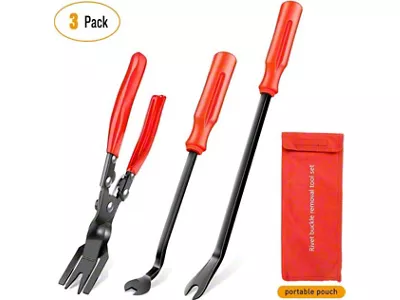 Fastener Clip and Retainer Removal Tool Set