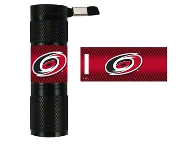 Flashlight with Carolina Hurricanes Logo; Red