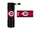 Flashlight with Cincinnati Reds Logo; Red