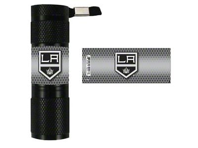 Flashlight with Los Angeles Kings Logo; Silver