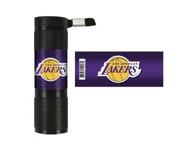 Flashlight with Los Angeles Lakers Logo; Purple