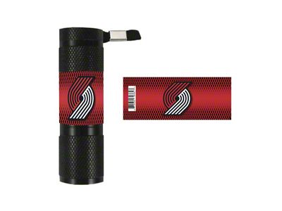 Flashlight with Portland Trail Blazers Logo; Red