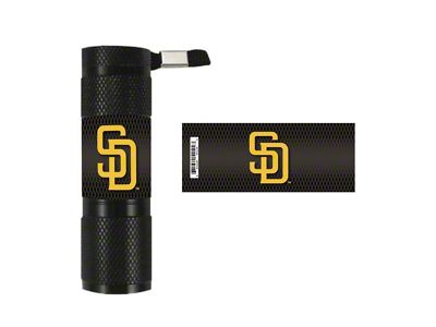 Flashlight with San Diego Padres Logo; Brown