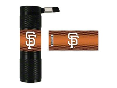 Flashlight with San Francisco Giants Logo; Black