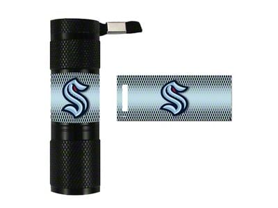 Flashlight with Seattle Kraken Logo; Blue